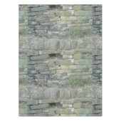 Altes Steinwand-Muster, rustikale Tischdecke (Vorderseite)