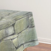 Altes Steinwand-Muster, rustikale Tischdecke (Beispiel)