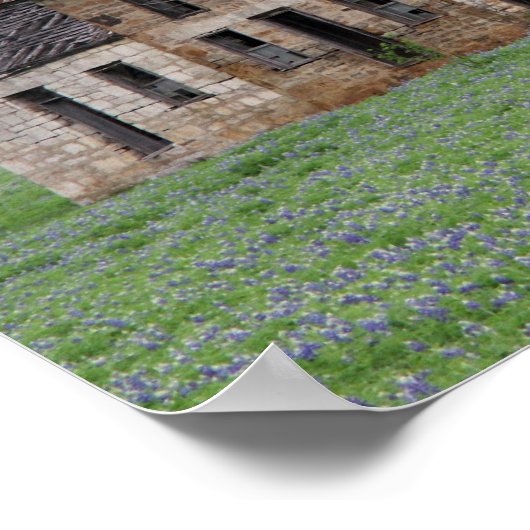 Altes, stillgelegtes Bauernhaus Poster (Ecke)