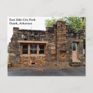Altes Stone Gebäude, Ozark, Arkansas Postkarte