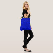 Altes sumerisches Mesopotamian Muster Blau Tasche (Am Model)