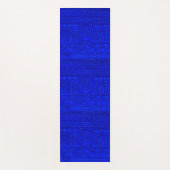 Altes sumerisches Mesopotamian Muster Blau Yogamatte (Vorderseite)