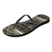 Altes sumerisches mesopotamisches Muster Badesandalen (Schrägansicht)
