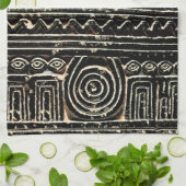 Altes sumerisches mesopotamisches Muster Geschirrtuch (Gefaltet)