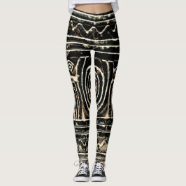 Altes sumerisches mesopotamisches Muster Leggings
