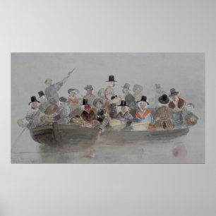 Altes Swansea-Boot Poster