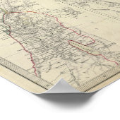 Altes Syrien bis Sinai Poster (Ecke)