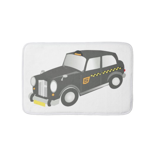 Altes Taxi Badematte (Vorderseite)