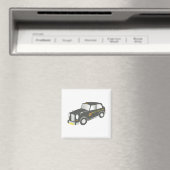 Altes Taxi Magnet (In Situ (Geschirrspüler))