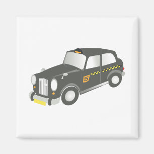 Altes Taxi Magnet