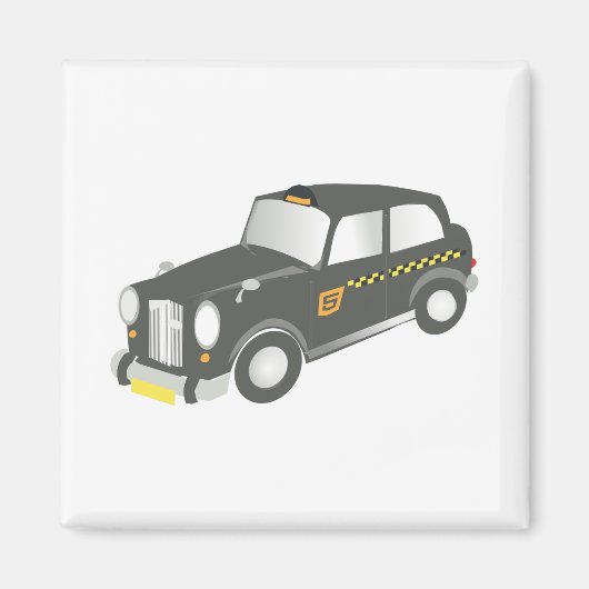 Altes Taxi Magnet (Vorne)