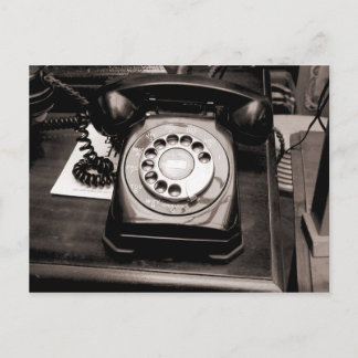 Altes Telefon Postkarte