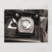 Altes Telefon Postkarte (Vorderseite)