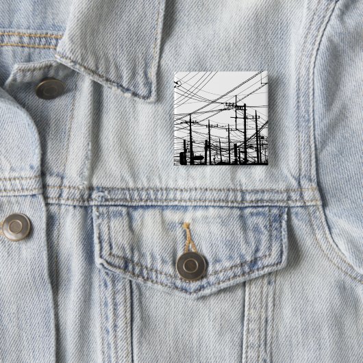 Altes Telefon und Power Button (Beispiel)