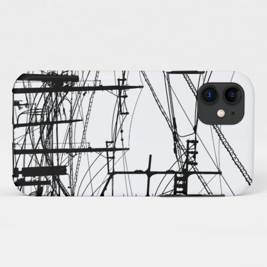 Altes Telefon und Power Case-Mate iPhone Hülle (Rückseite (Horizontal))