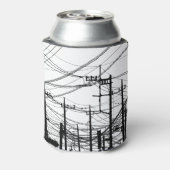 Altes Telefon und Power Dosenkühler (Kanne Rückseite)