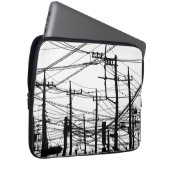 Altes Telefon und Power Laptopschutzhülle (Vorne Rechts)