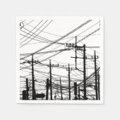 Altes Telefon und Power Serviette (Vorderseite)