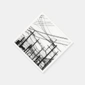 Altes Telefon und Power Serviette (Ecke)