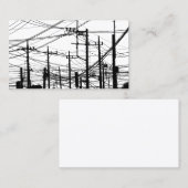 Altes Telefon und Power Visitenkarte (Vorne/Hinten)