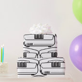 Altes Telefonsymbol Geschenkpapier