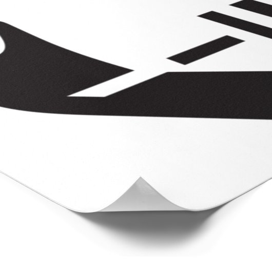 Altes Telefonsymbol Poster (Ecke)