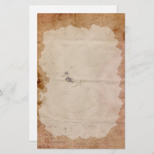 Altes Telegrammpapier-Stationierung Briefpapier (Vorne/Hinten)