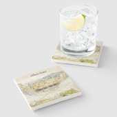 Altes Theater Herodion Stone Untersetzer - Athen (Seitenansicht)