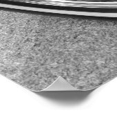 Altes Thunderbird Black and White Poster (Ecke)