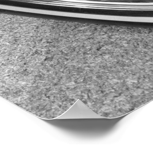 Altes Thunderbird Black and White Poster (Ecke)