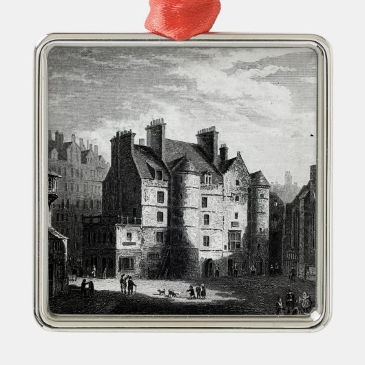 Altes Tolbooth, Edinburgh Silbernes Ornament (Vorne)