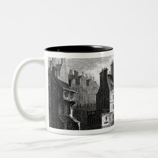 Altes Tolbooth, Edinburgh Zweifarbige Tasse (Links)