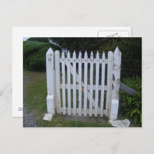 Altes Tor auf der Great Ocean Road Postkarte (Vorne/Hinten)