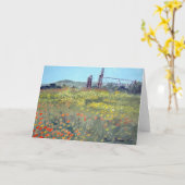 Altes Tor im Land Karte (Gelbe Blume)