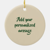 Altes toskanisches Weingut Villa Keramik Ornament (Hinten)