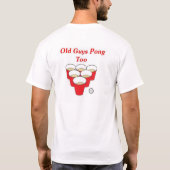 Altes Typ-Bier Pong T-Shirt (Rückseite)