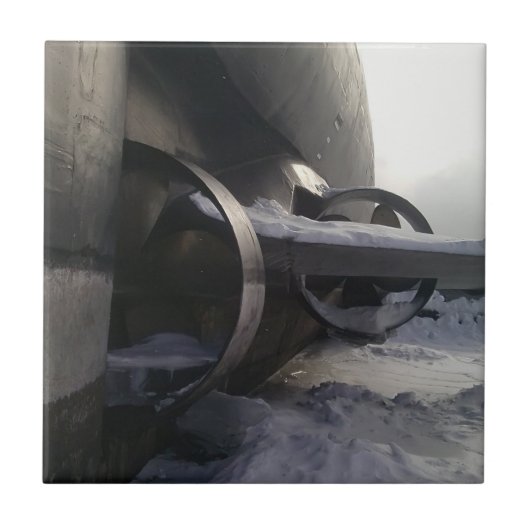 Altes U-Boot Fliese (Vorderseite)