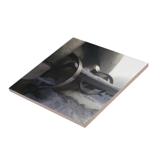 Altes U-Boot Fliese (Seite)