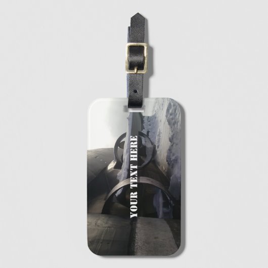 Altes U-Boot Gepäckanhänger (Vorderseite Vertikal)