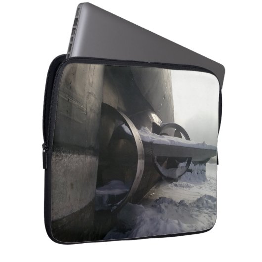 Altes U-Boot Laptopschutzhülle (Vorne Rechts)