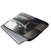 Altes U-Boot Laptopschutzhülle (Vorne Knopf)