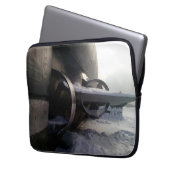 Altes U-Boot Laptopschutzhülle (Vorderseite Links)