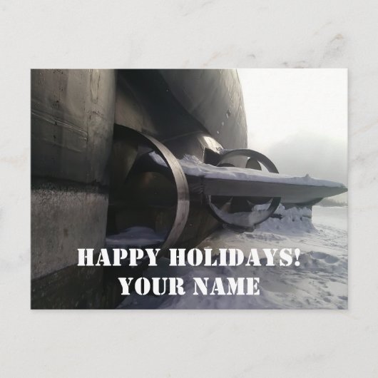 Altes U-Boot Postkarte (Vorderseite)