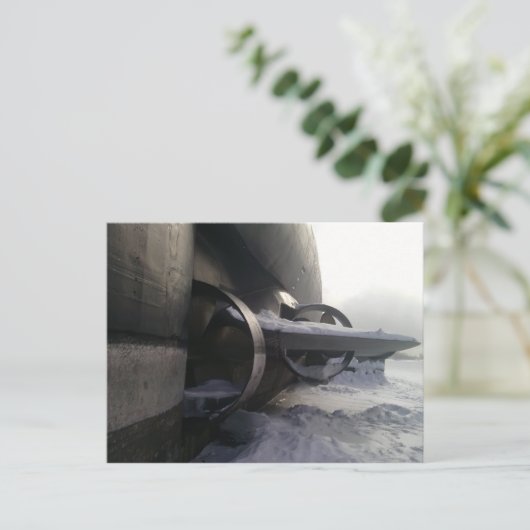 Altes U-Boot Postkarte (Stehend Vorderseite)