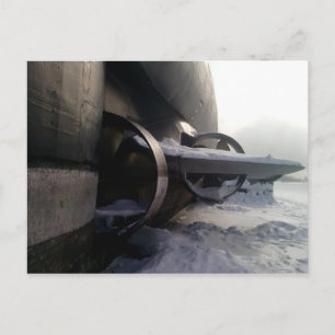 Altes U-Boot Postkarte