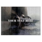 Altes U-Boot Schneidebrett (Vorderseite)