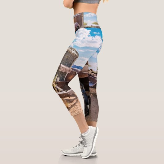Altes und verlassenes Auto #3 Capri Leggings (Links)