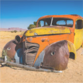 Altes und verlassenes Auto in Solitaire, Namibia Aufkleber (Vorderseite)