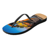 Altes und verlassenes Auto in Solitaire, Namibia Badesandalen (Schrägansicht)