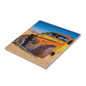 Altes und verlassenes Auto in Solitaire, Namibia Fliese (Seite)
